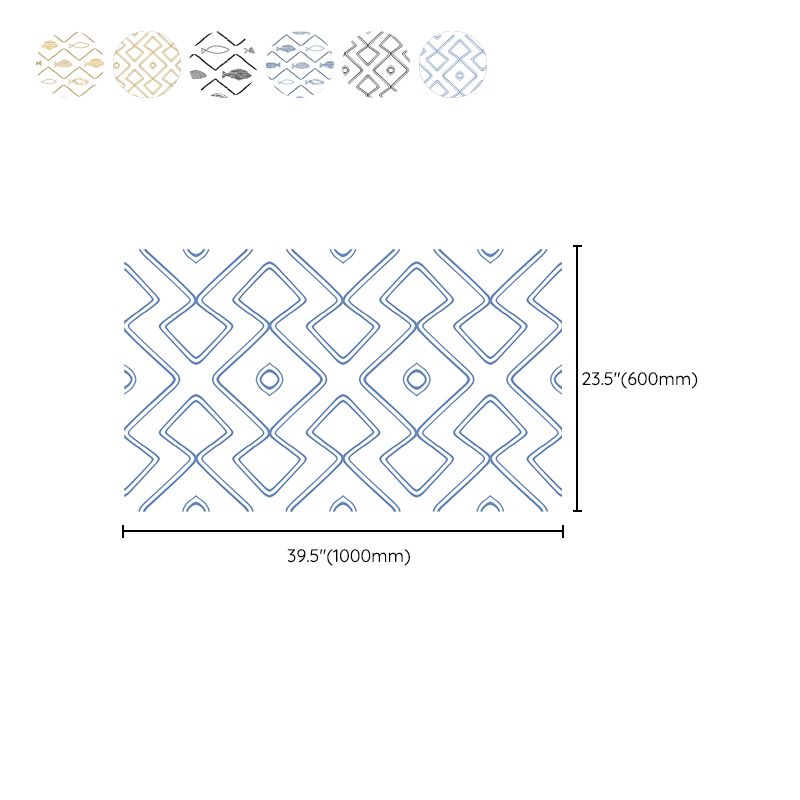 Lisslune | Waterproof PVC Tile Singular Peel & Stick Tile for Kitchen Splashback Wall