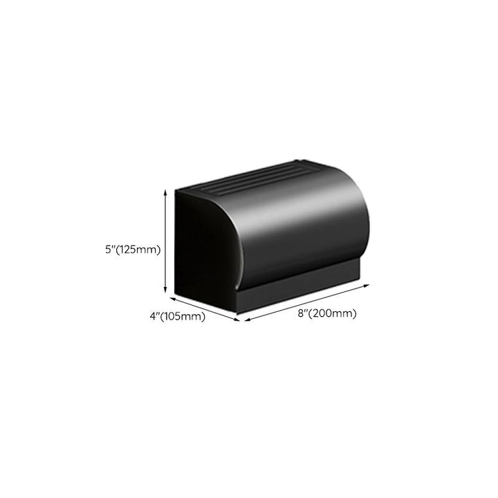 Lisslune | Traditional Aluminum Bathroom Accessories Set Black Bathroom Accessories Kit