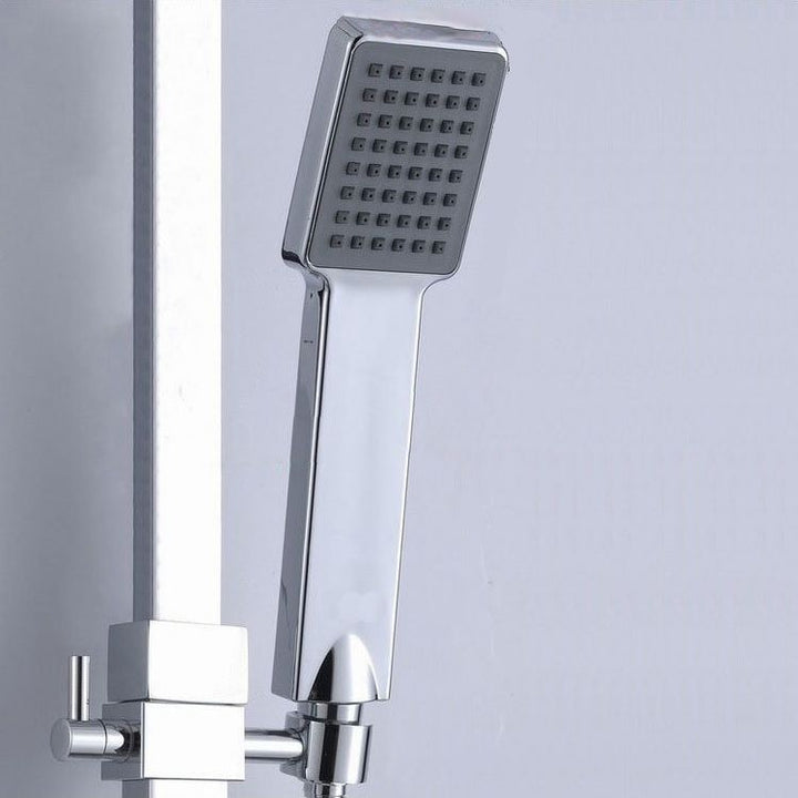 Lisslune | Modern Handheld Supercharged Showerhead Square Turbo Spray Head