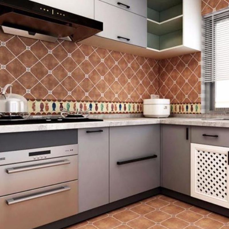 Lisslune | Rectangular Peel & Stick Tile PVC Single Tile for Kitchen and Bath