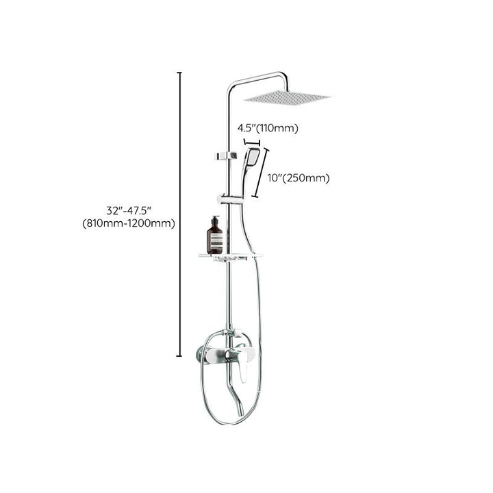 Lisslune | Modern balanced printed converter faucet shower head shower fitting on the wall