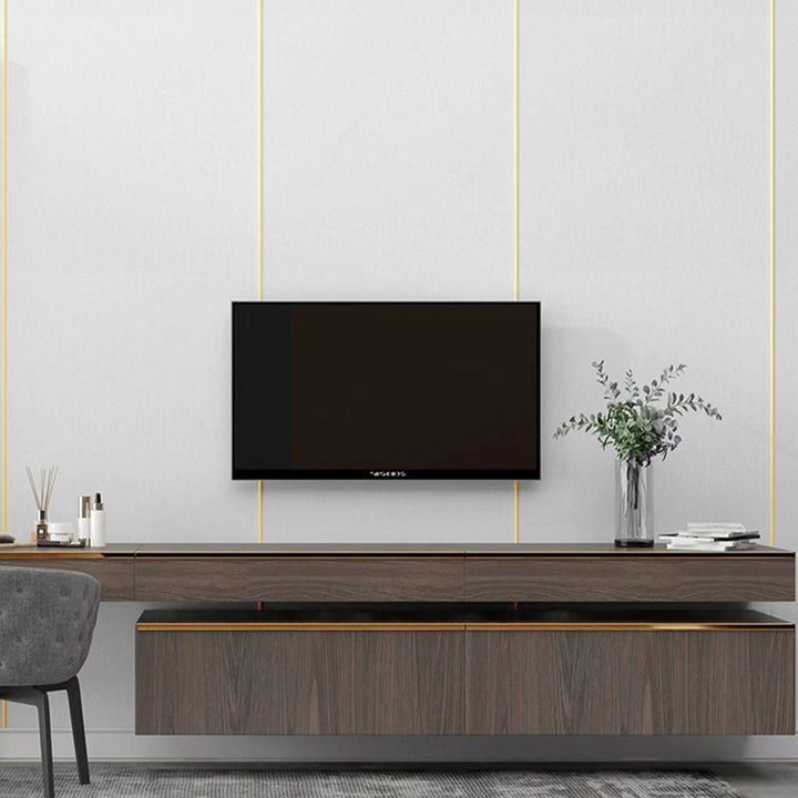 Lisslune | Contemporary Style Wall Panel Linen Living Space Peel and Stick Wall Covering