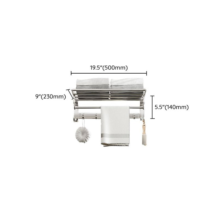 Lisslune | Traditional Bath Shelf Stainless Steel Paper Holder Bathroom Accessories Hardware Set