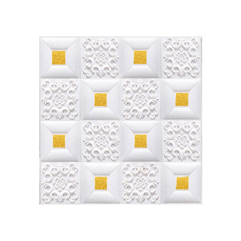 Lisslune | Modern Pearl Wall Bowls PVC Wall Access Panel Peel and Stick Wall Tile Set of 10