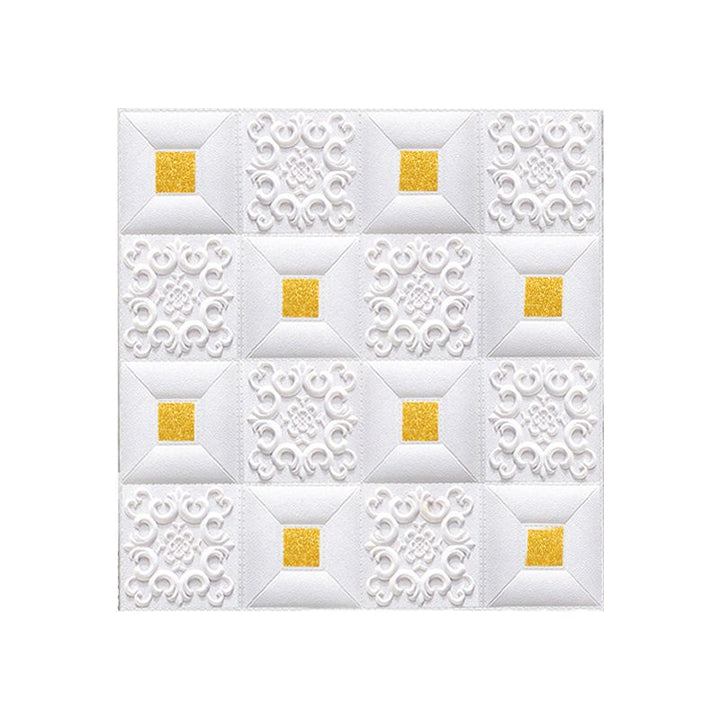 Lisslune | Modern Pearl Wall Bowls PVC Wall Access Panel Peel and Stick Wall Tile Set of 10