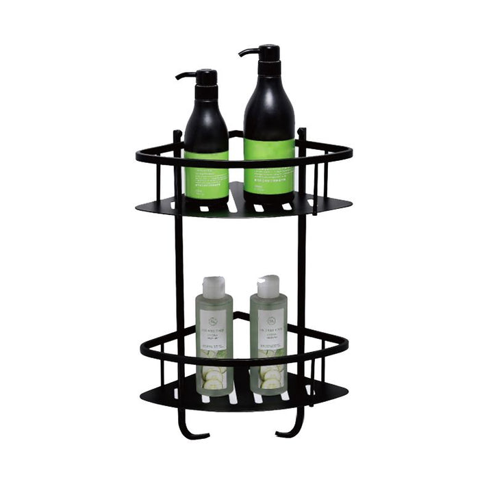 Lisslune | Modern Classic Bath Accessories Set in Matte Black Stainless Steel Bathrobe Hook/Towel Ring Bar