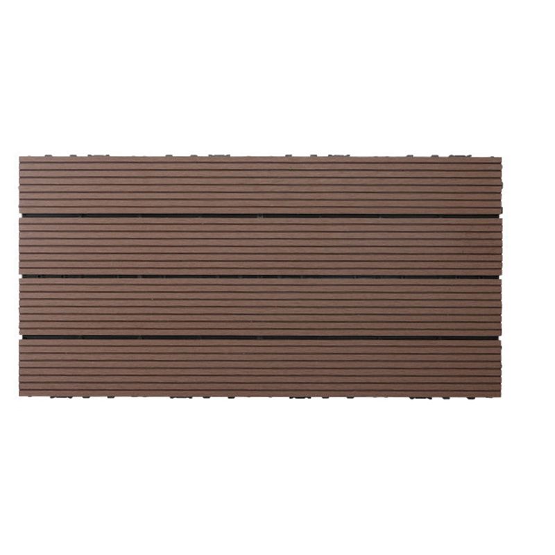 Lisslune | Wire brushed wooden floor tiles Click-Lock engineered wood for patio garden