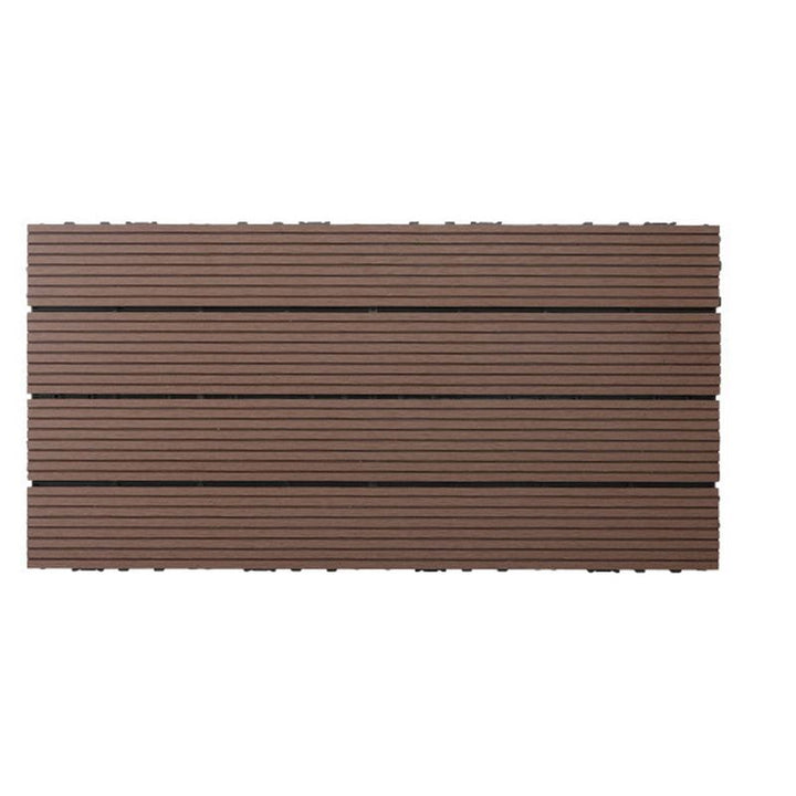 Lisslune | Wire brushed wooden floor tiles Click-Lock engineered wood for patio garden