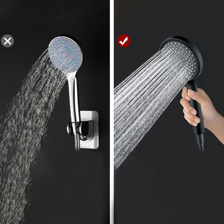 Lisslune | Bathroom Showerhead 3-Jet Massage Wall-Mounted Round Showerhead