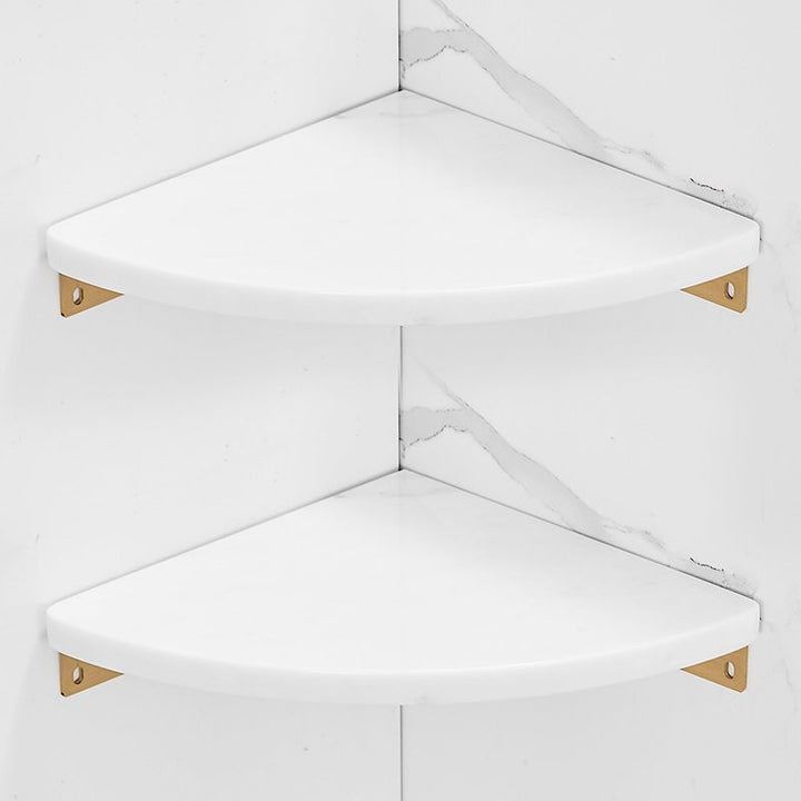 Lisslune | Marble & Brass Bathroom Accessories Set Golden Bathroom Accessories Kit