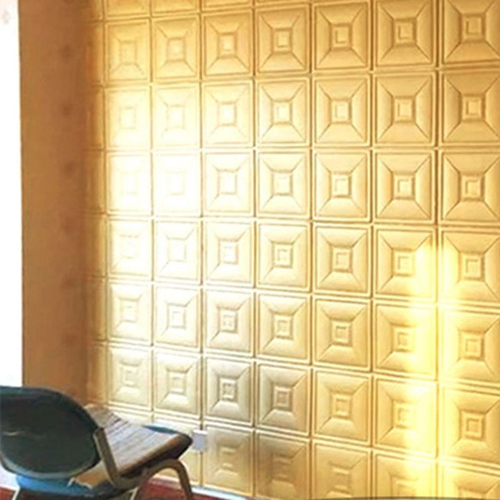 Lisslune | Glam peel and stick wall covering made of foam with 3D embossed panel