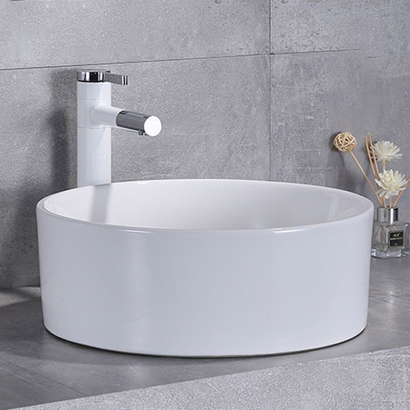 Lisslune | Porcelain Wash Basin Modern Simple Wash Bowl Bathroom Sink