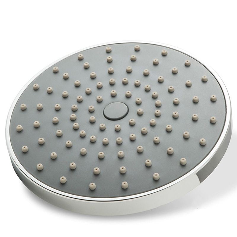 Lisslune | Round Fest Showerhead Silver Single Jet Wall Mount Showerhead