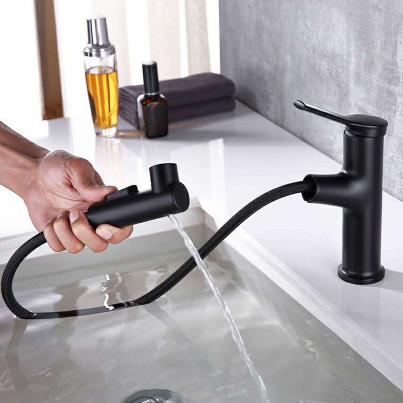 Lisslune | Contemporary Sink Faucet Plian Low Arc Center-Set Bathroom Faucet
