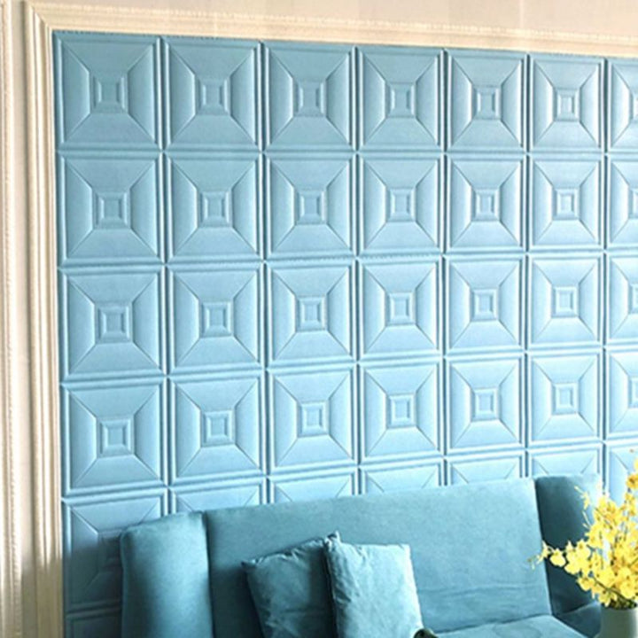 Lisslune | Glam peel and stick wall covering made of foam with 3D embossed panel