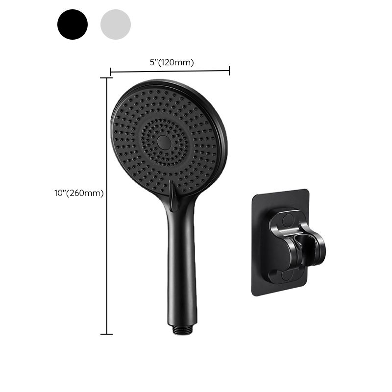 Lisslune | Round Shower Head Plastic Handheld Shower with Adjustable Spray Pattern