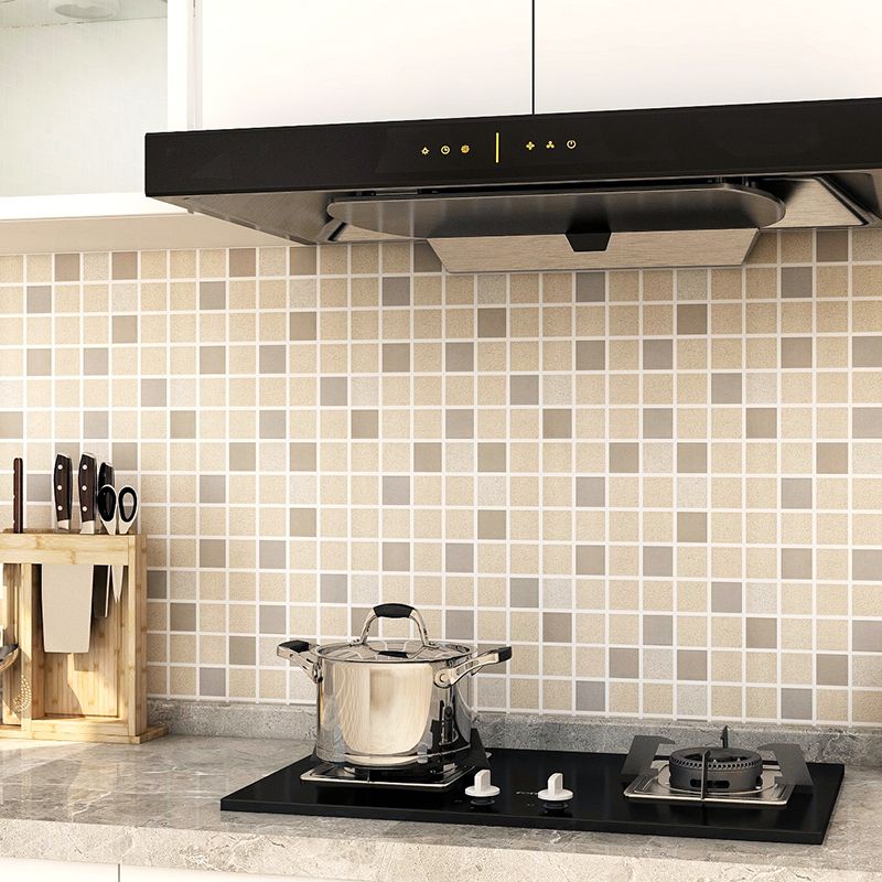 Lisslune | Modern Peel and Stick Wall Covering PVC Mosaic Tiles Field Tiles for the Kitchen
