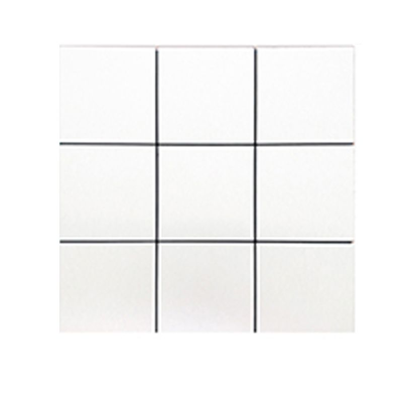 Lisslune | Modern Square Grid Single Plate Plastic Peel & Stick Field Tile