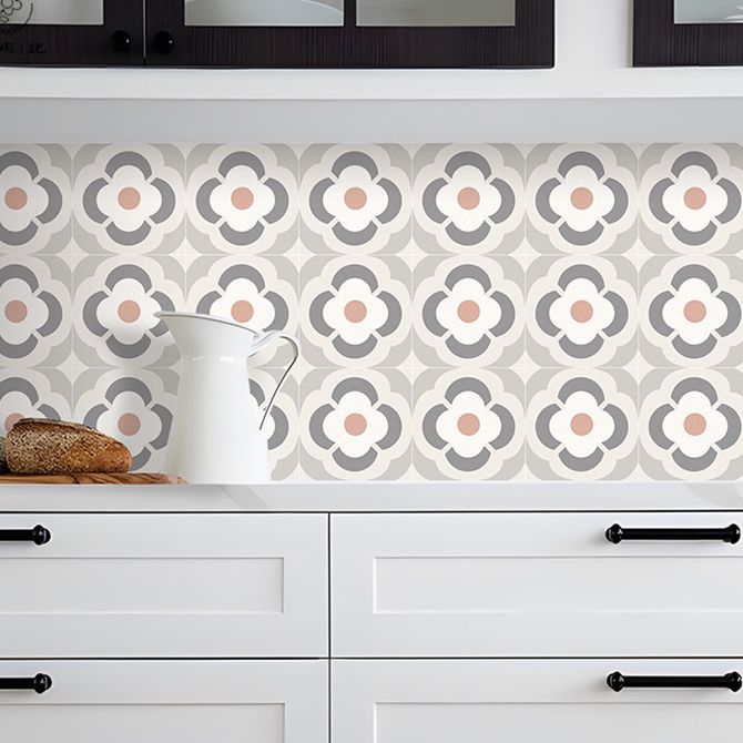 Lisslune | Square Peel-and-Stick Backsplash PVC Field Tiles Wallpaper with Waterproof