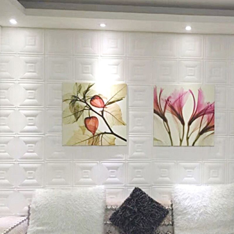 Lisslune | Glam peel and stick wall covering made of foam with 3D embossed panel