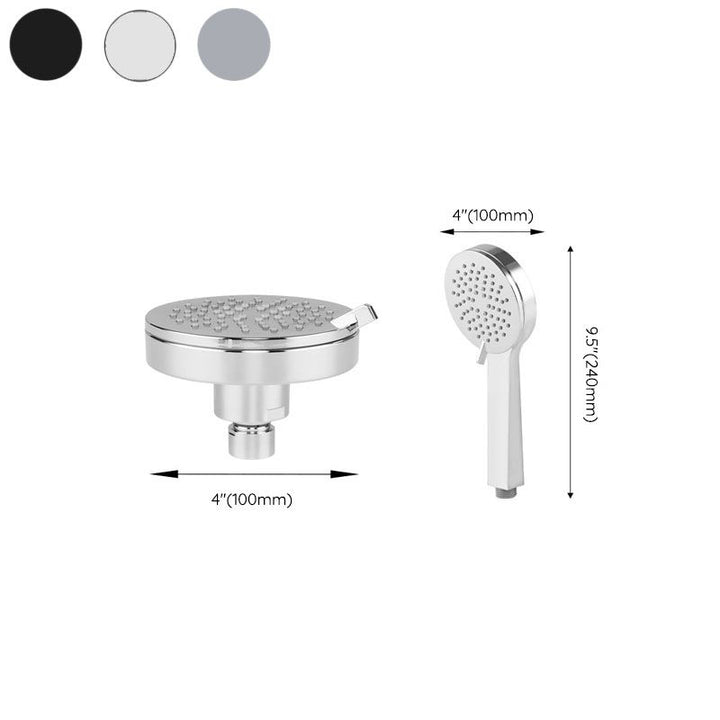 Lisslune | Bathroom Showerhead Standard Round Handheld Shower Rainfall Bathroom Showerhead