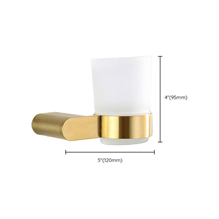 Lisslune | Modern Bathroom Hardware Set Gold Towel Bar Bath Hardware Set