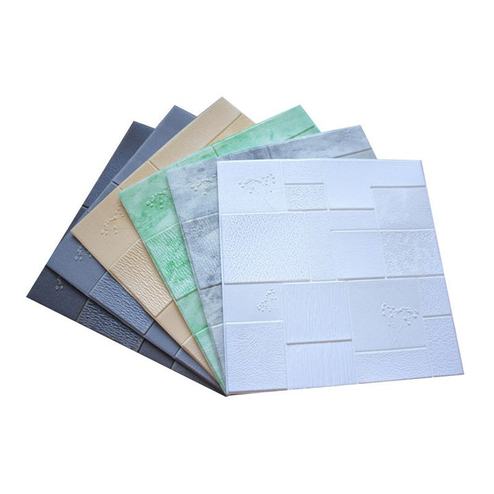 Lisslune | Industrial Wall Plank 3D Brick Bathroom Living Room Wall Panel Set of 1
