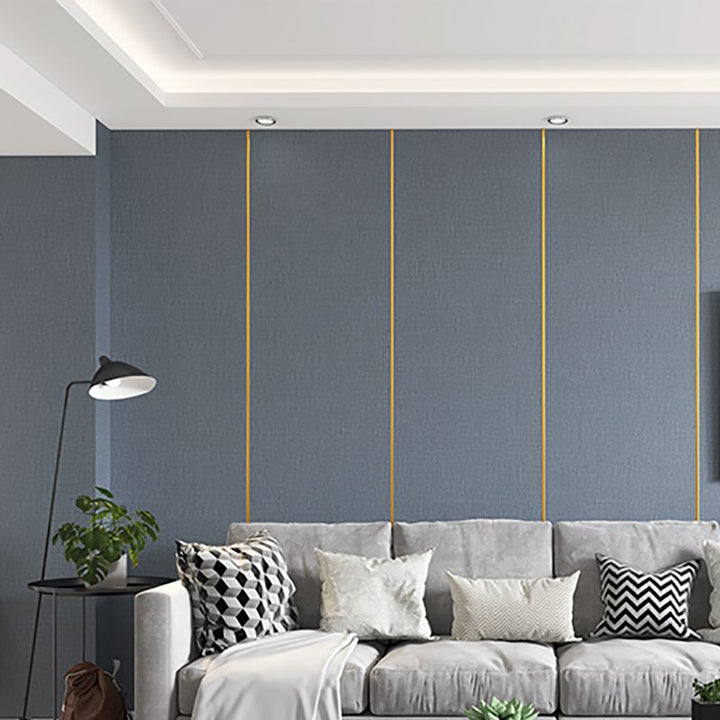 Lisslune | Classic simple wall covering for peeling off and attaching, stain-resistant for the living room