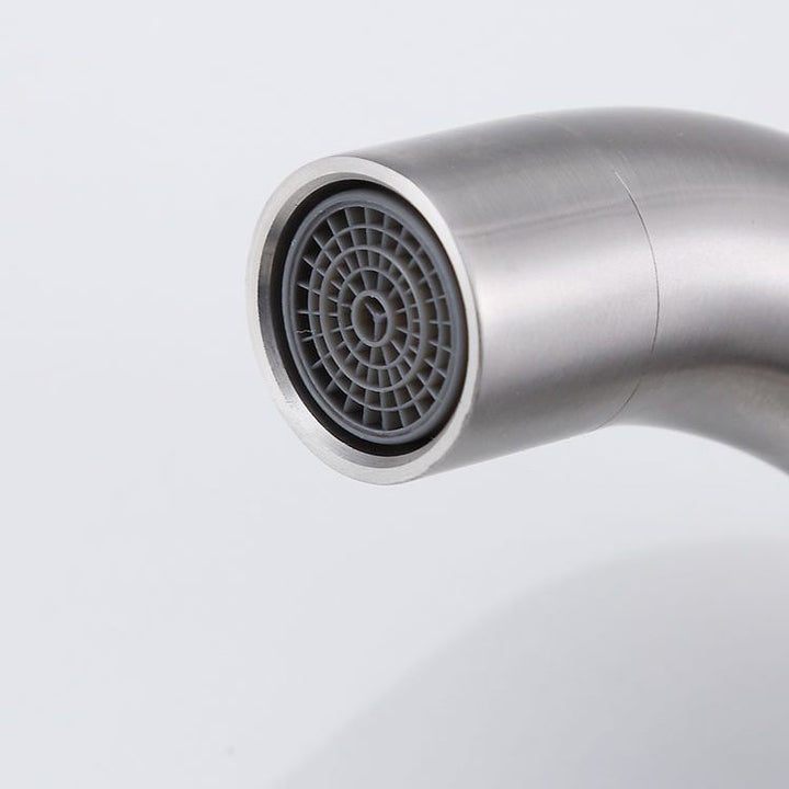 Lisslune | Deck Mounted Copper Bathtub Faucet Low Arc Central Bathtub Filler Trim