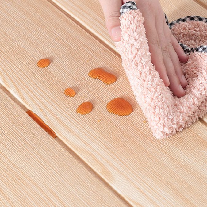 Lisslune | Modern Tin Back Wall Panel 3D Print Wood Grain Design