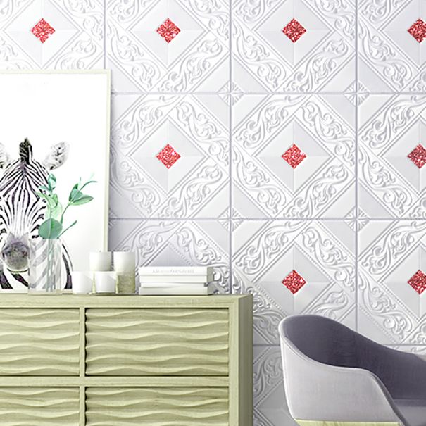 Lisslune | Modern Tin Backsplash Cover Three-Dimensional Printing Wall Ceiling Panel