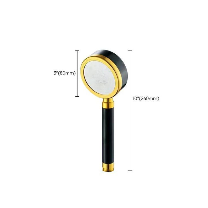 Lisslune | Luxurious Shower Head Color Block Adjustable Water Flow Round Hand Shower
