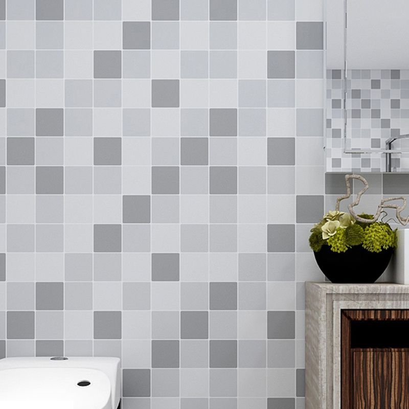 Lisslune | Grid Mosaic Peel & Stick Tile Waterproof Wallpaper for Back Wall