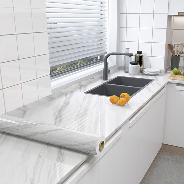 Lisslune | Rectangular Peel & Stick Mosaic Tile Modern PVC Peel & Stick Field Tile