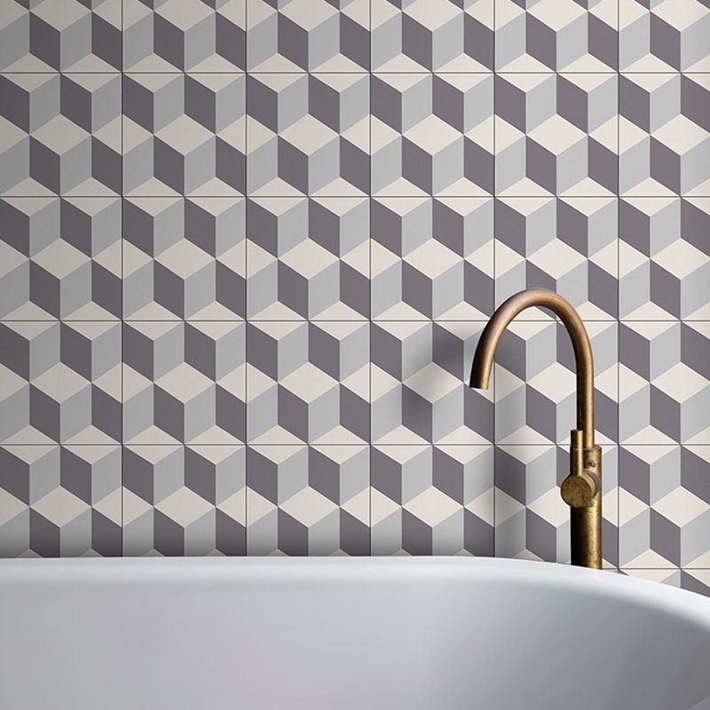Lisslune | Square Indoor Vinyl Floor Peel and Stick 3D Print Vinyl Floor
