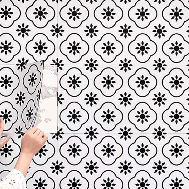 Lisslune | PVC Rectangular 10 Pack 12" X 23" Peel & Stick Mosaic Tile Kitchen and Bathroom