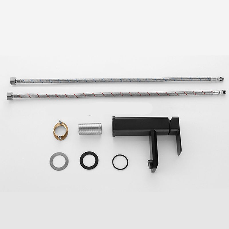 Lisslune | Single Hole Faucet 6.69" H Modern Low Arc Bathroom Sink Faucet