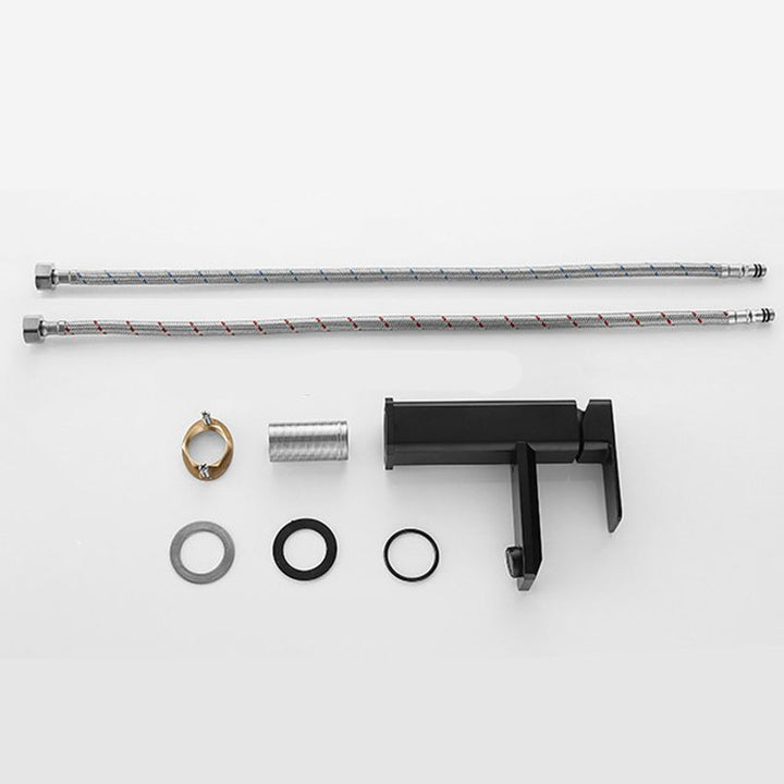 Lisslune | Single Hole Faucet 6.69" H Modern Low Arc Bathroom Sink Faucet