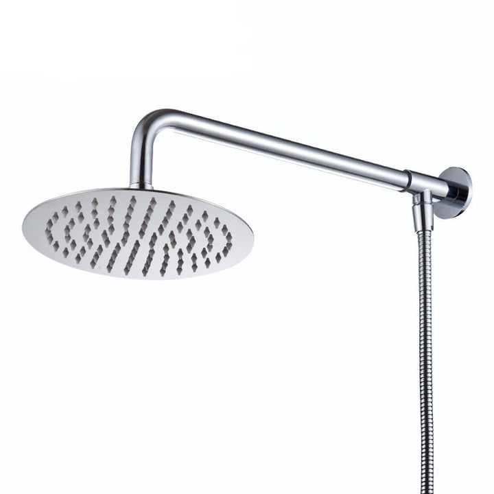 Lisslune | Wall-mounted shower head stainless steel fixed shower head with shower arm