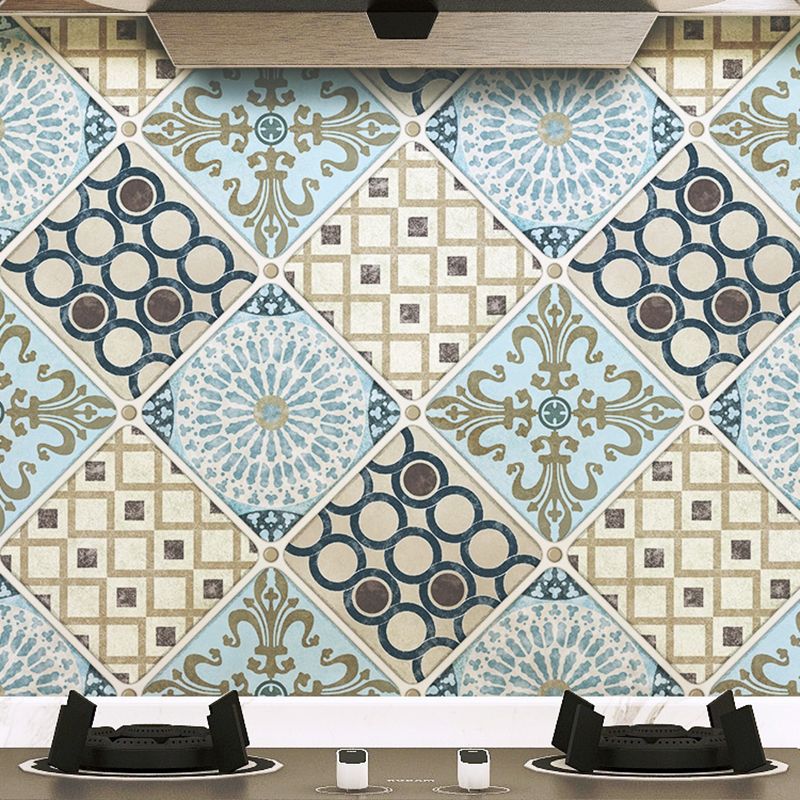 Lisslune | Modern Multicolor Peel/Stick Back Wall Tile PVC Peel and Stick Back Wall Tile