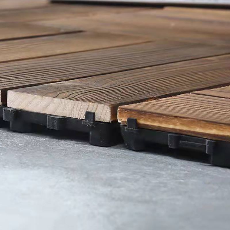 Lisslune | Wood Terrace Tiles Plug-in System Installation Outdoor Terrace Tiles