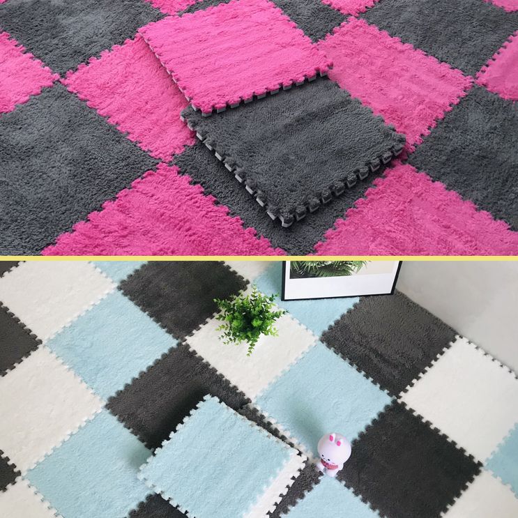 Lisslune | Color-Fading-Resistant Carpet Tile Solid Interlocking Carpet Tile