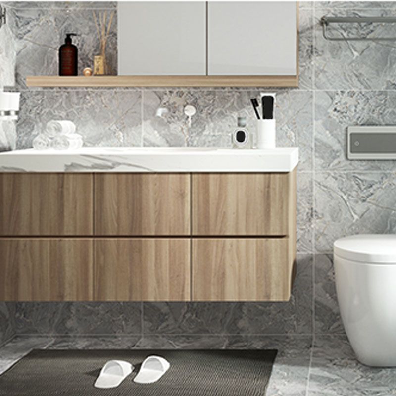 Lisslune | Modern Peel-and-Stick Tiles Plastic Single Tile Peel & Stick Mosaic Tile