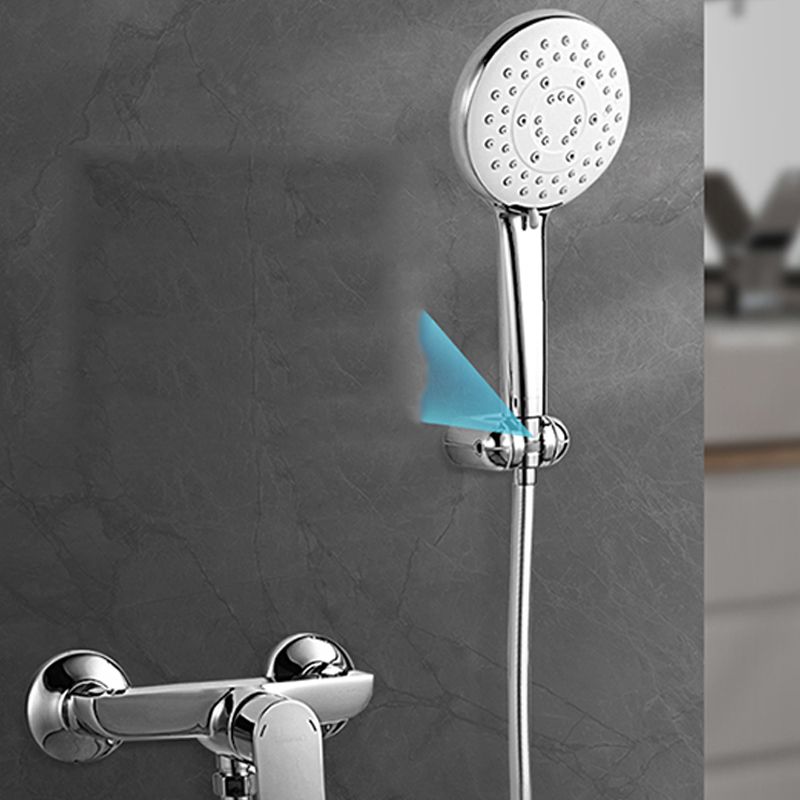 Lisslune | Modern Round Hand Shower 3 Spray Patterns Wall Mounted Hand Shower