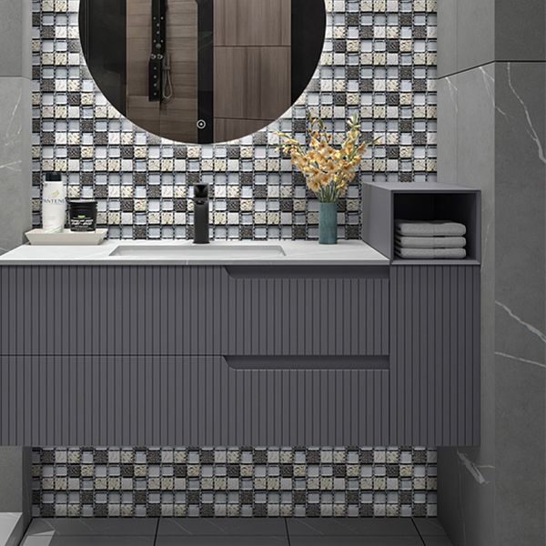 Lisslune | Mosaic tile for stripping and gluing tile mirror kitchen removable wall tile