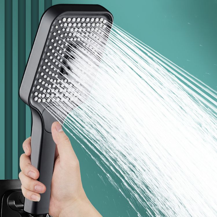 Lisslune | Contemporary Handheld Supercharged Showerhead Square 3 Settings Spray Head