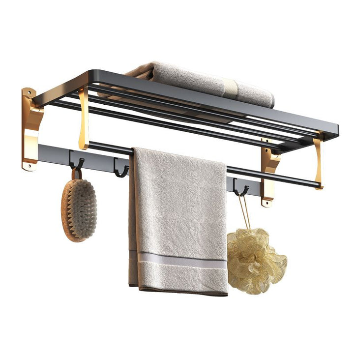 Lisslune | Black & Brass Bathroom Set Modern Style Bathroom Accessories As Individual Piece Or As Set