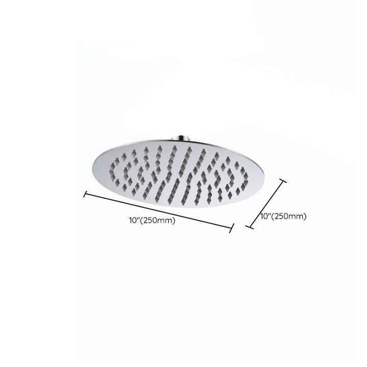 Lisslune | Swiveling Rain Shower Head Wall Mounted Concealed Full Copper Pressure Shower