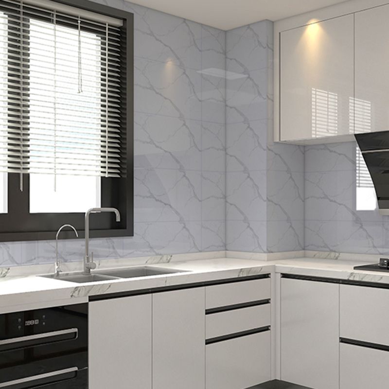 Lisslune | Modern Peel/Stick Back Wall Tile Kitchen and Bathroom Wallpaper