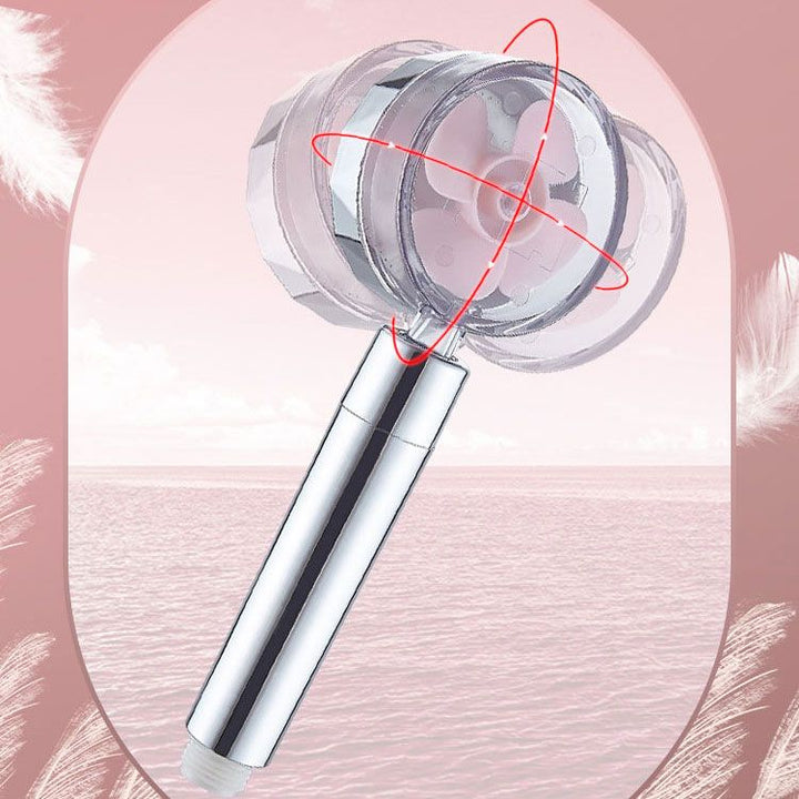 Lisslune | Contemporary Shower Head Combination Handheld Shower Plastic Wall Mounted Silver Shower Head
